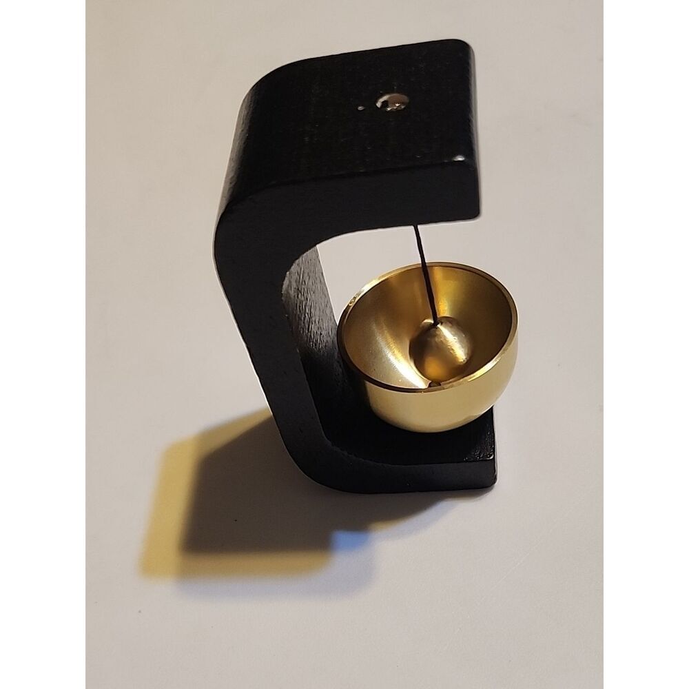 Gold Hanging Bell with Magnetic Stand